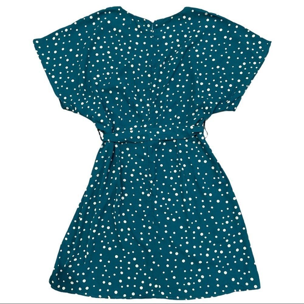 Nasty Gal Spot In The Name Of Love Spotty Wrap Dress Sz 4 - Picture 5 of 11